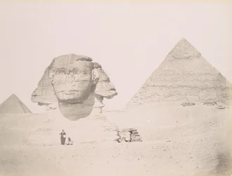 Pyramides et le Sphinx、1860 年代から 70 年代にかけて印刷。 1870年。