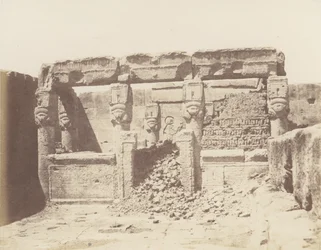 Dendera Tentyris, Temple of Athor - Sanctuary Placed at the South-West Angle..., 1851-52, print 1853-54.