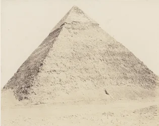 メンフィスのジゼのネクロポリス、シェフレンのピラミッド、1851-52年、1853-54年に印刷。