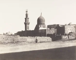 Le Kaire、Nâcéryeh Mosque、1851-52 年、1853-54 年に印刷。