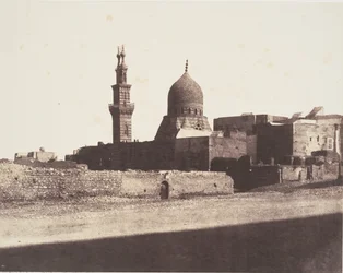 Le Kaire、Nâcéryeh Mosque、1851 年に出版。