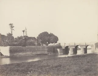 Syout, Pont Sur le Grand Canal, 1851-52, print 1853-54.