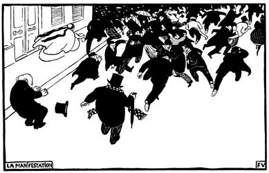 フランス語：La manifestation