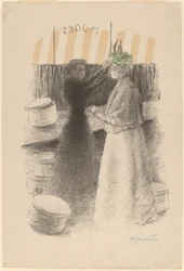 緑の帽子 緑の帽子、1896年。