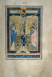 磔刑（Cod. Conventi Soppressi, ms. 233, c. 151）。