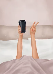 朝のコーヒーと安らぎ