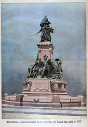 聖クエンティンの防衛の記念碑、1557、1896