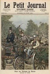 1891年6月13日、「Le Petit Journal」より、職務犠牲者のために：花の戦い