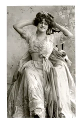 マリースタッドホルム1875-1930、イギリスの女優、1900年代。
