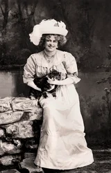 マリースタッドホルム1875-1930、イギリスの女優、1900年代。