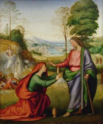 Noli me tangere - 復活後のキリストに出会った聖女マグダラのマリア ...