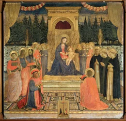 サン・マルコの祭壇画 1438-1440年頃 （パネルにテンペラ
