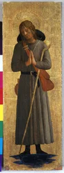 聖人、c.1435-40（ポプラの木のテンペラ）