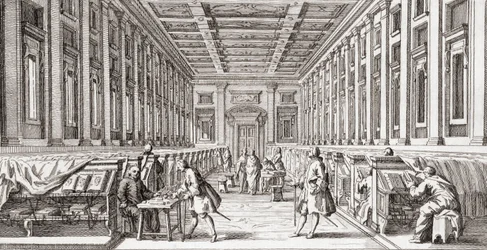 ローレンシア図書館、18 世紀後半。