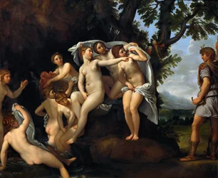 ダイアナとアクテオン」1617年頃