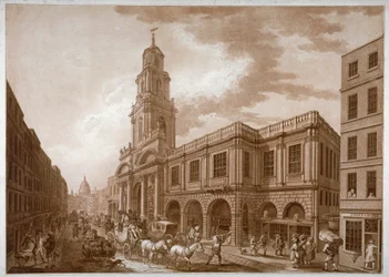 ロイヤル エクスチェンジ、シティ オブ ロンドン、1788 年。