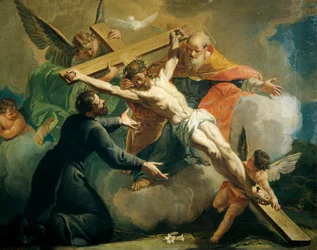 父なる神と聖イグナチオ・デ・ロヨラを伴う磔刑（1709-1769）