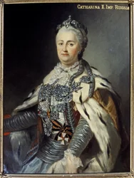 エカテリーナ2世「大王」（1729-1796）（油彩・カンヴァス）