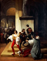 フランチェスコ・ヘイズ（1791-1882）の「ランプーニャーニの陰謀」。