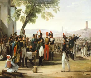 ワグラムの戦いの後のナポレオン、フランチェスコ・ヘイズ（1791-1882）作