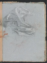 Verona Sketchbook：Drapery study page 37、1760。