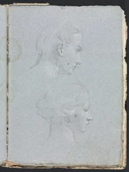 Verona Sketchbook: 2 つの頭 (85 ページ)