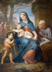 聖家族、1836年以前、Francesco Nenci（1781-1850）作、キャンバスに油彩、200x147 cm