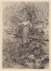 七面鳥の番人 [Gardeuse de dindons]