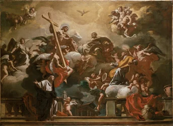 栄光の聖フィリップ・ネリとの聖三位一体、c1727-1730