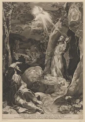 聖痕を受け取るフランシス