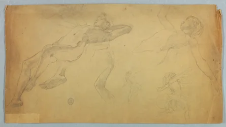 ヌードフィギュアのスケッチ