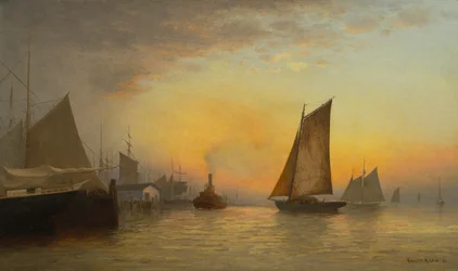 ニューヨーク港、ニューヨーク州、1880年