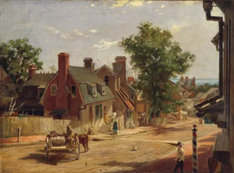 オールド アナポリス、フランシス ストリート、1876 年。