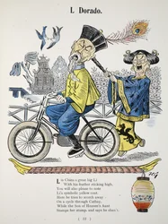 Lドラド、Struwwelpeter Alphabetのイラスト、Harold Begbieの詩（1871〜1929年）