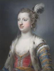 右の名誉あるレディ メアリー ラドクリフ (1732-98)、フランシス エアの妻、Esq.
