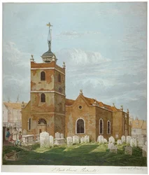 セントポール教会、シャドウェル、ロンドン、c1810