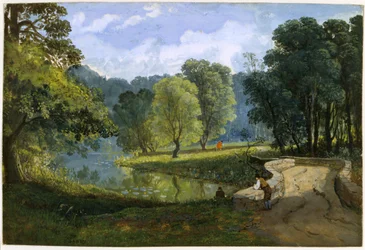 The Frome at Stapleton, c.1823 （水彩・ボディカラー・紙