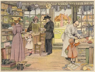 ベッドフォード・ブック・オブ・ショップヴィレッジ・ストア（カラーリトグラフ）