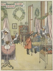 ロンドングレート・オーモンド・ストリート小児病院（カラーリトグラフ）