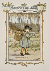 Four and Twenty Toilers, pub.1900年（カラーリトグラフ）