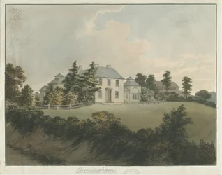 ソーホー-フランシス・エギントンの家：水彩画, nd [c 1798] （絵画