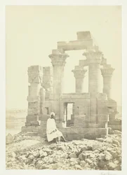 1857年、ヌビアのワディ・カーダシーでの早朝。