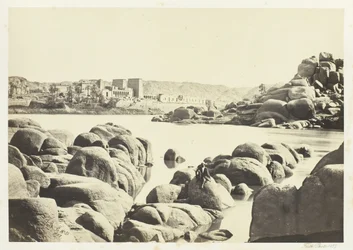 フィラエへのアプローチ、1857年。