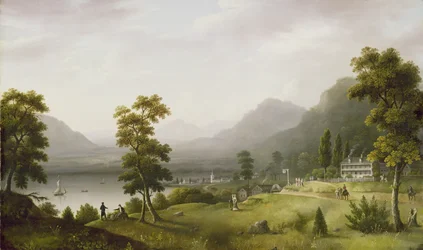 1817-18年、ジョージ湖の頭にあるカーターズタバーン