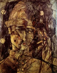 透明、20世紀（キャンバスに油彩）