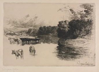 ランカシャー川、1881年。