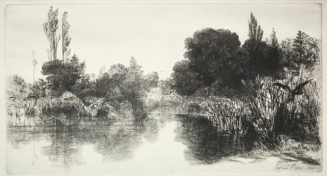 Shere Mill Pond The Larger Plate、1860。