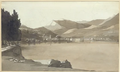 スイス、ルガーノの町、1781