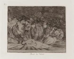 Muri? la verdad (Truth Has Died), Plate 79 from Los desastres de la guerra (The Disasters of War)   1338593   ja       japanese Successfully Translated  Original: Portrait of James Jewill Hill, Jr (oil on canvas laid on board) Translat: Portrait of James J