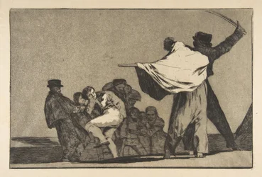 DisparatesのプレートA：よく知られているFolly、ca。 1877年より前に発行された1816-23